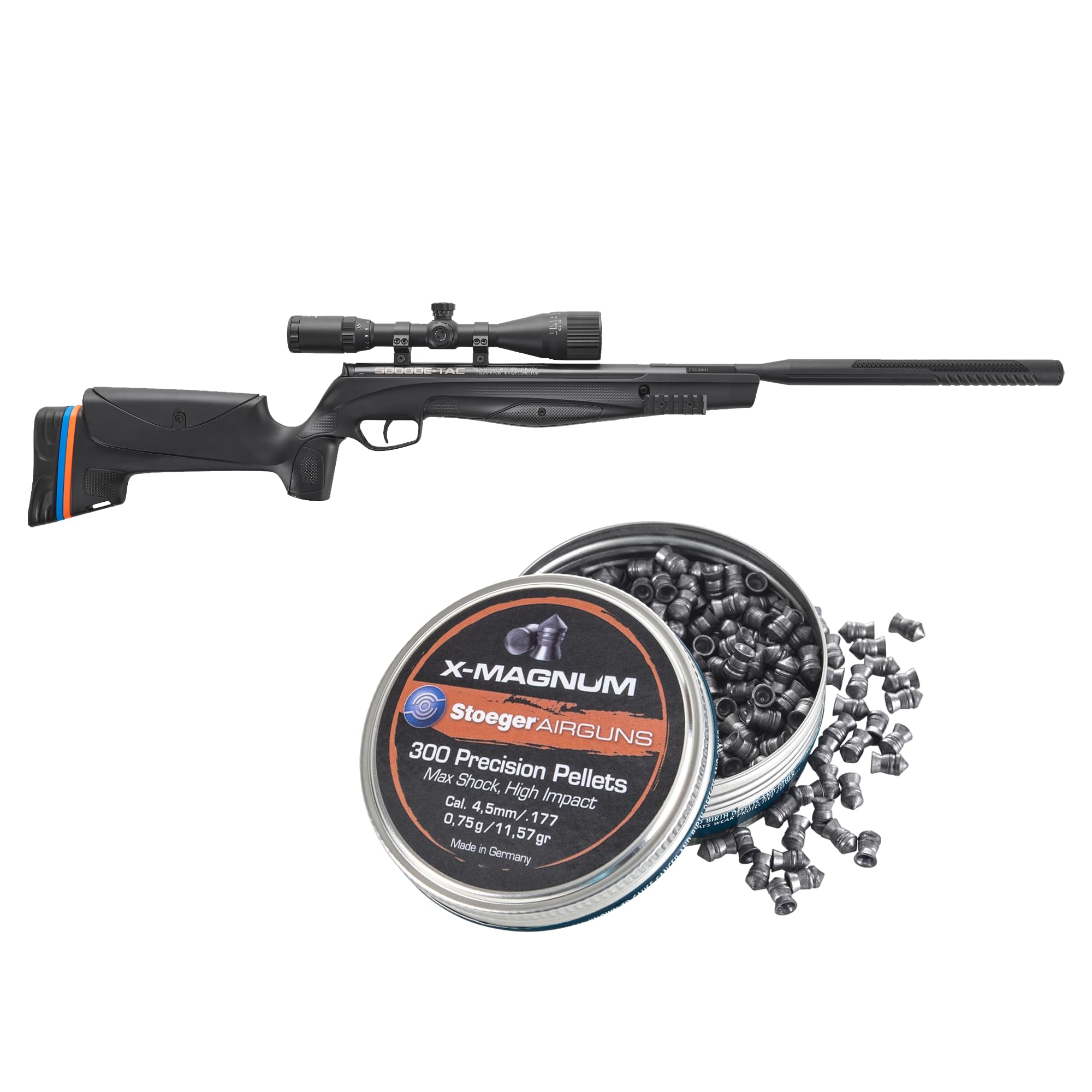 Amazon.com : Stoeger S8000-E TAC .177 Caliber Break Barrel Pellet